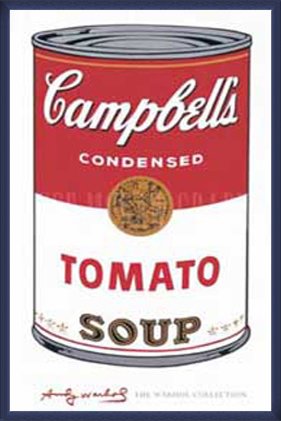 Amazon | ポスター アンディ ウォーホル キャンベルスープ缶 I(Tomato